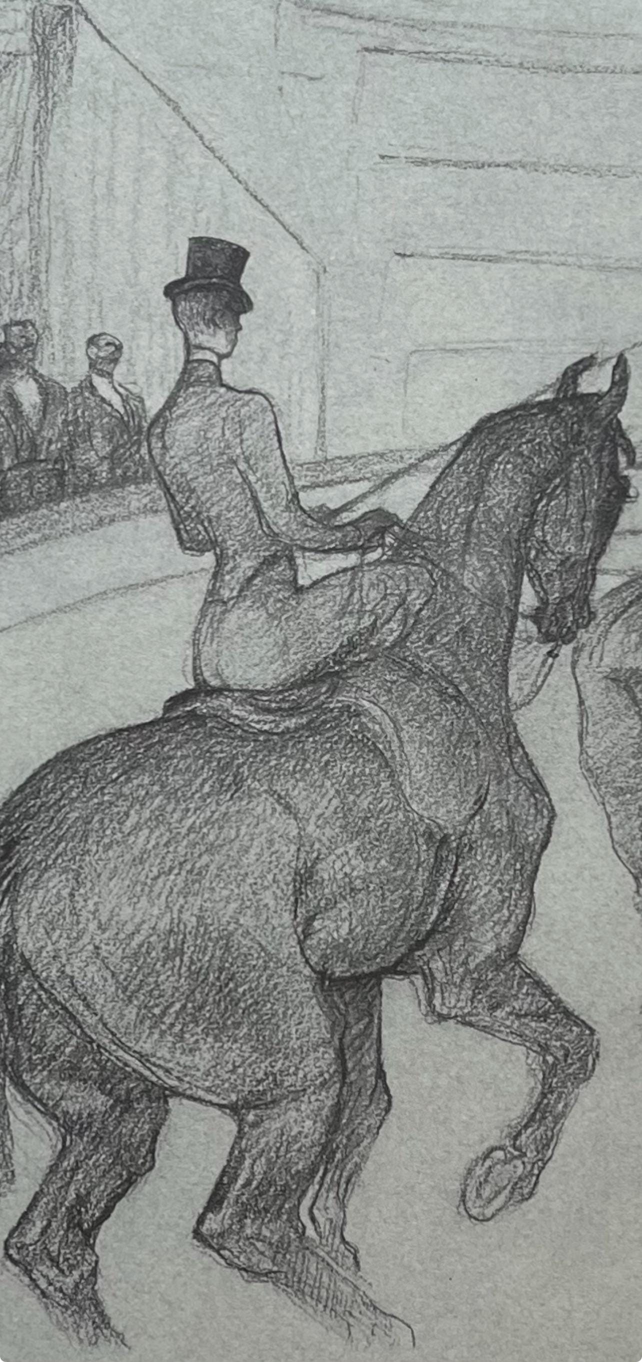 Henri De Toulouse-Lautrec, Haute Cole Equestrienne: The Tandem, Henri De Toulouse-Lautrec, At The
