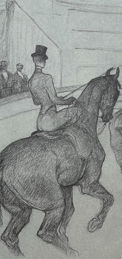 Henri De Toulouse-Lautrec, Haute Cole Equestrienne: The Tandem, Henri De Toulouse-Lautrec, At The
