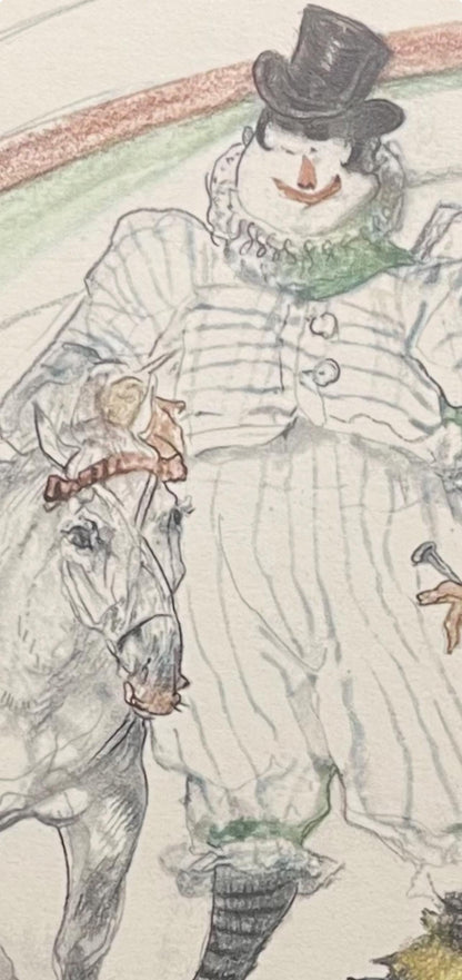 Henri De Toulouse-Lautrec, Clown Training A Horse And Monkey, Henri De Toulouse-Lautrec, At The