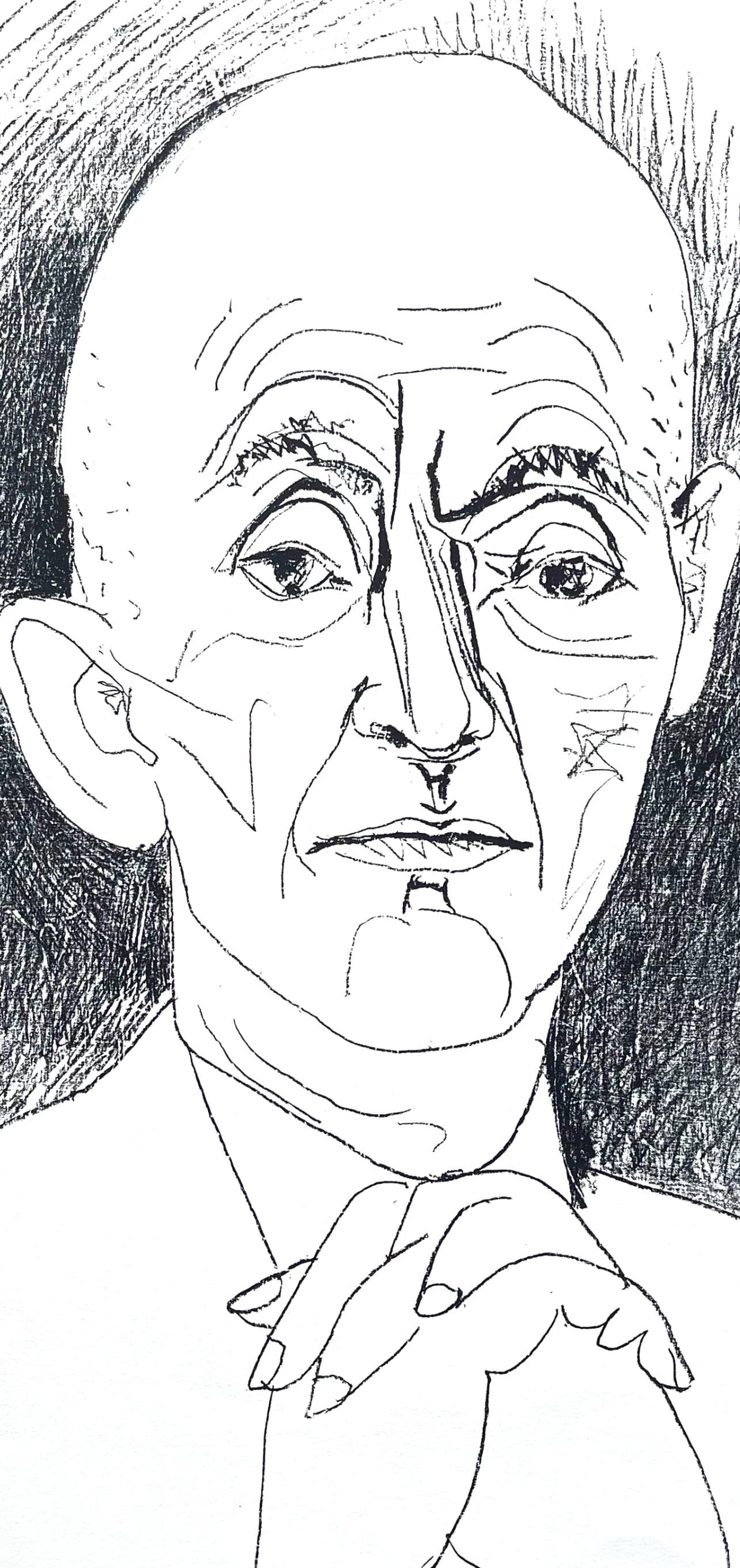 Pablo Picasso, Composition, Picasso Lithographs Since 1945, Cincinnati Art Museum, Lithograph