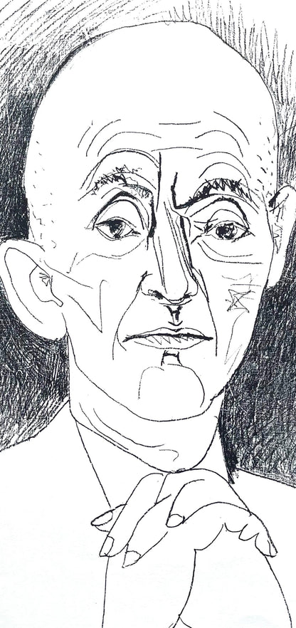 Pablo Picasso, Composition, Picasso Lithographs Since 1945, Cincinnati Art Museum, Lithograph