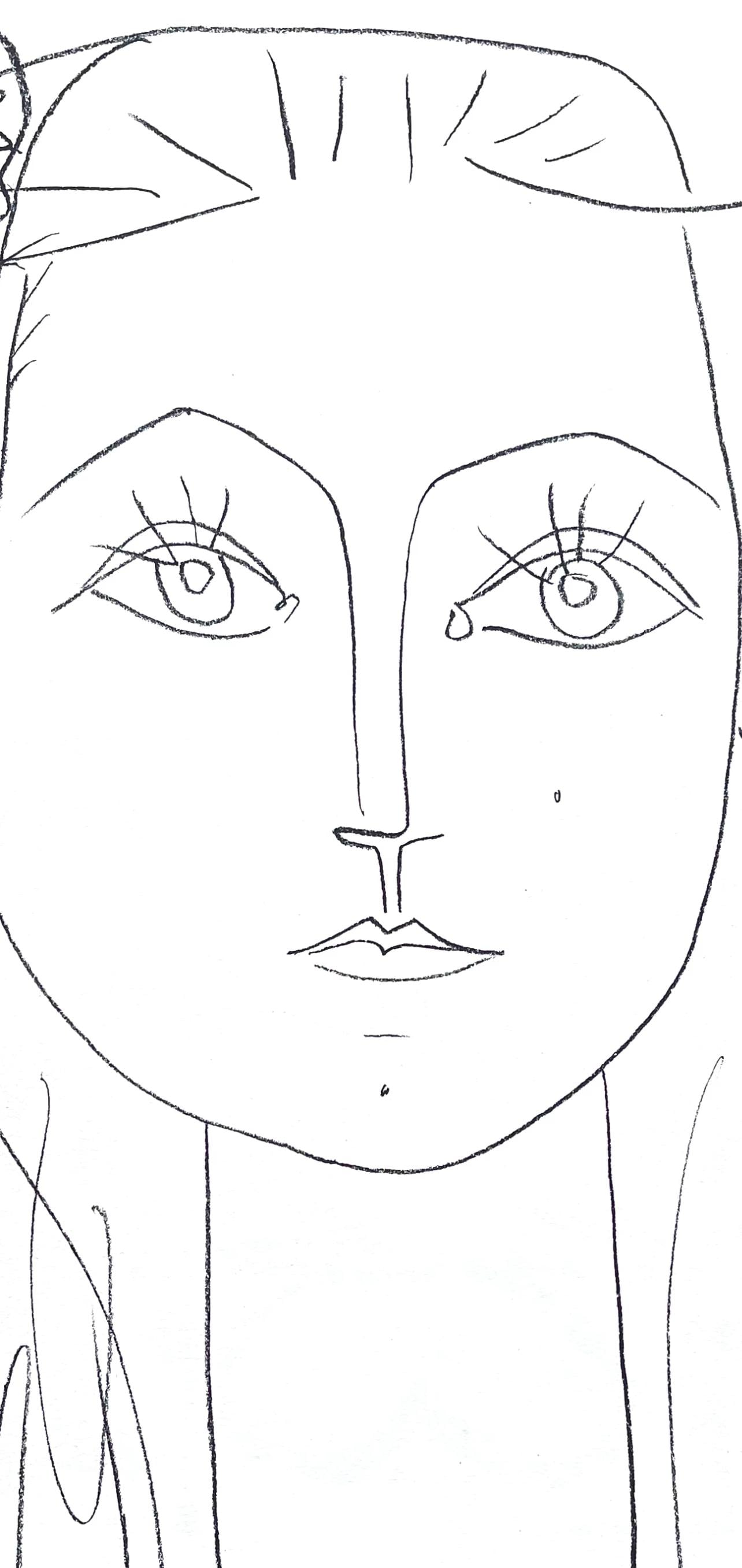 Pablo Picasso, Composition, Picasso Lithographs Since 1945, Cincinnati Art Museum, Lithograph