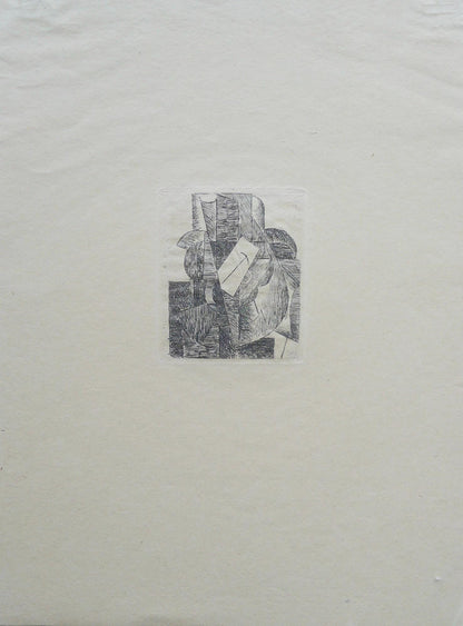 Pablo Picasso, L'Homme Au Chapeau (Bloch 29; Baer 42; Cramer 46), Du Cubisme, Etching