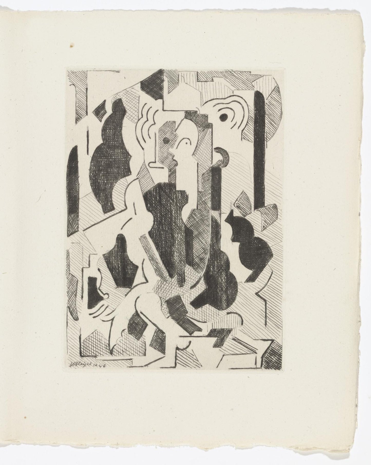 Albert Gleizes, Composition, Du Cubisme, Etching