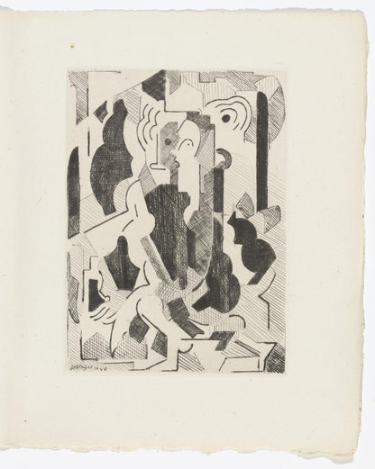 Albert Gleizes, Composition, Du Cubisme, Etching