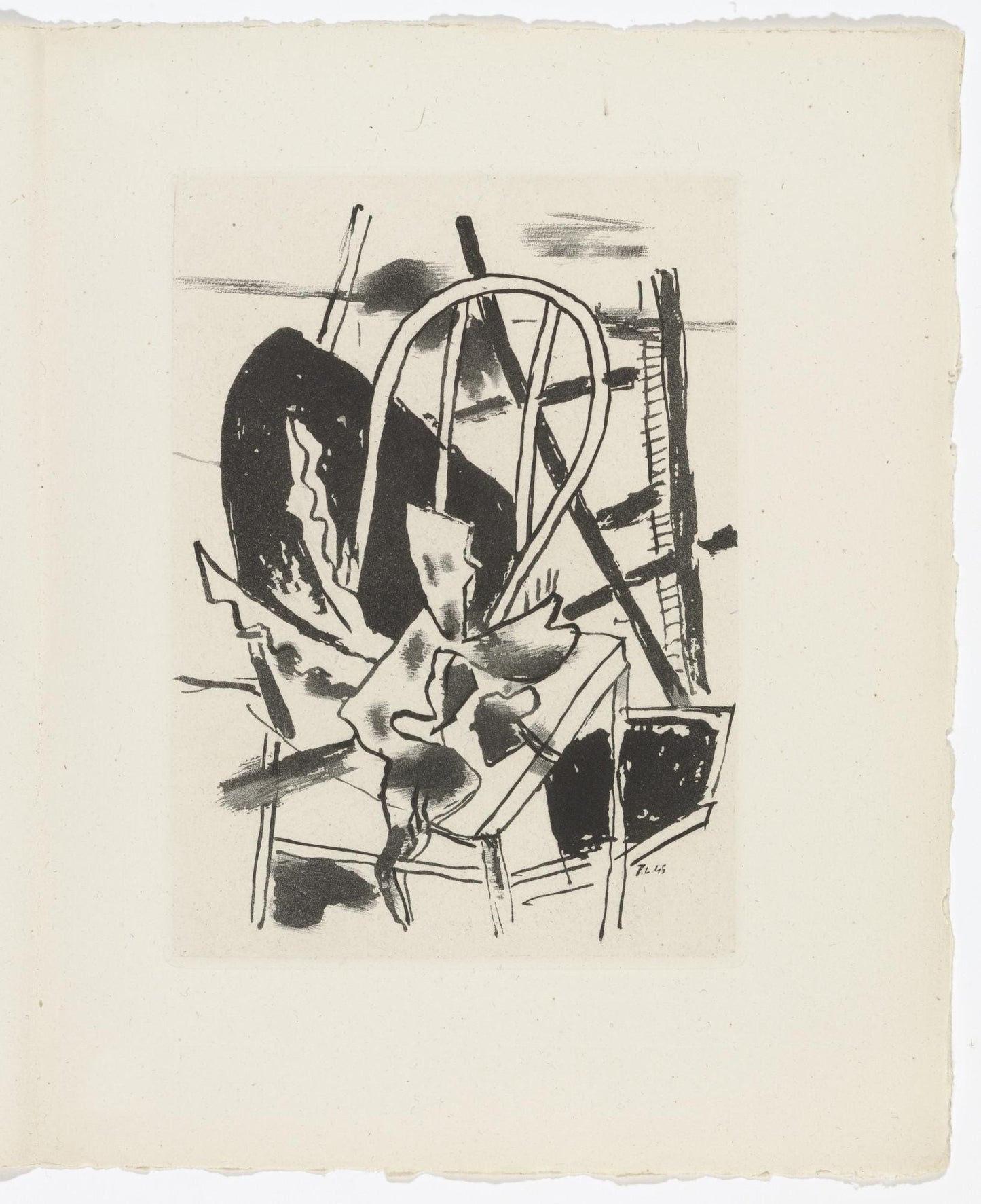 Fernand Lger, Composition, Du Cubisme, Etching