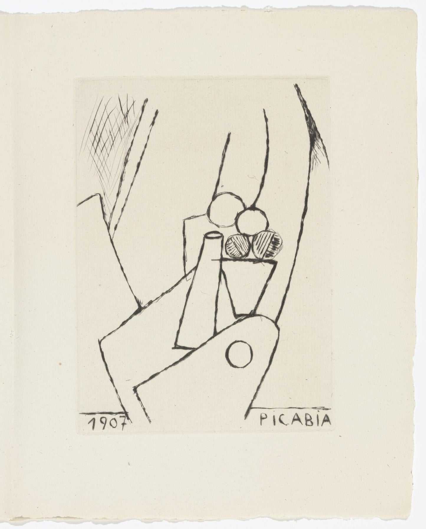 Francis Picabia, Composition, Du Cubisme, Etching