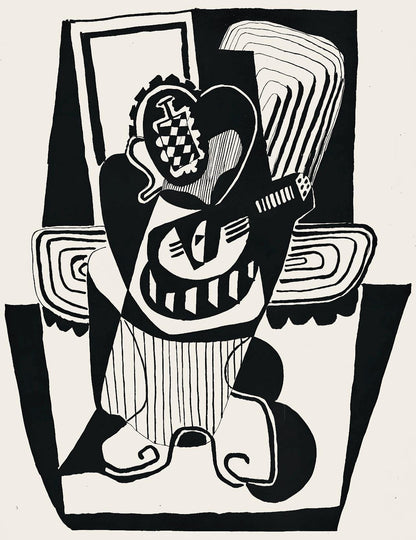 Pablo Picasso, Composition (Monod 10485), Hlne Chez Archive De Illustrations De Pablo Picasso,