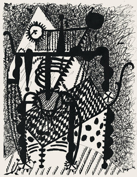 Pablo Picasso, Composition (Monod 10485), Hlne Chez Archive De Illustrations De Pablo Picasso,