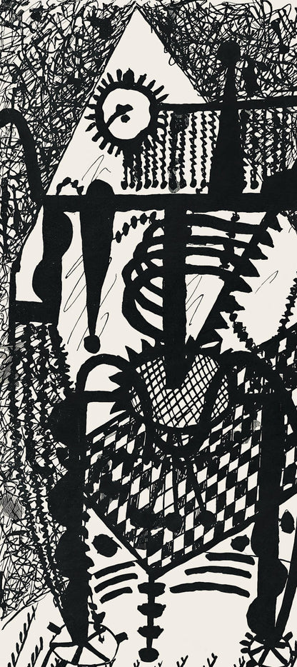 Pablo Picasso, Composition (Monod 10485), Hlne Chez Archive De Illustrations De Pablo Picasso,