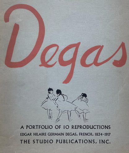 Edgar Degas, Dancer Standing, In Profile, Ten Ballet Sketches, Lithograph