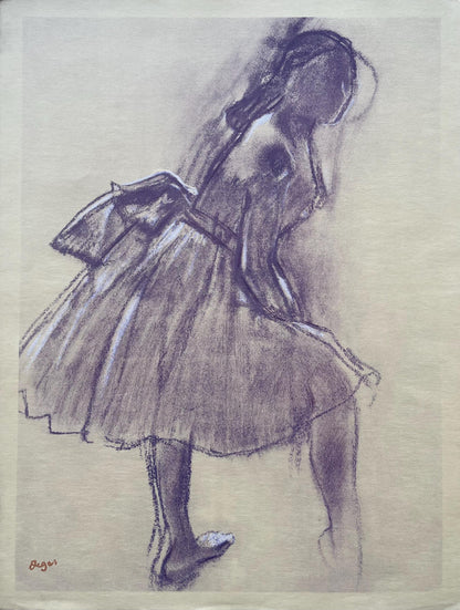 Edgar Degas, Dancer Standing, In Profile, Ten Ballet Sketches, Lithograph