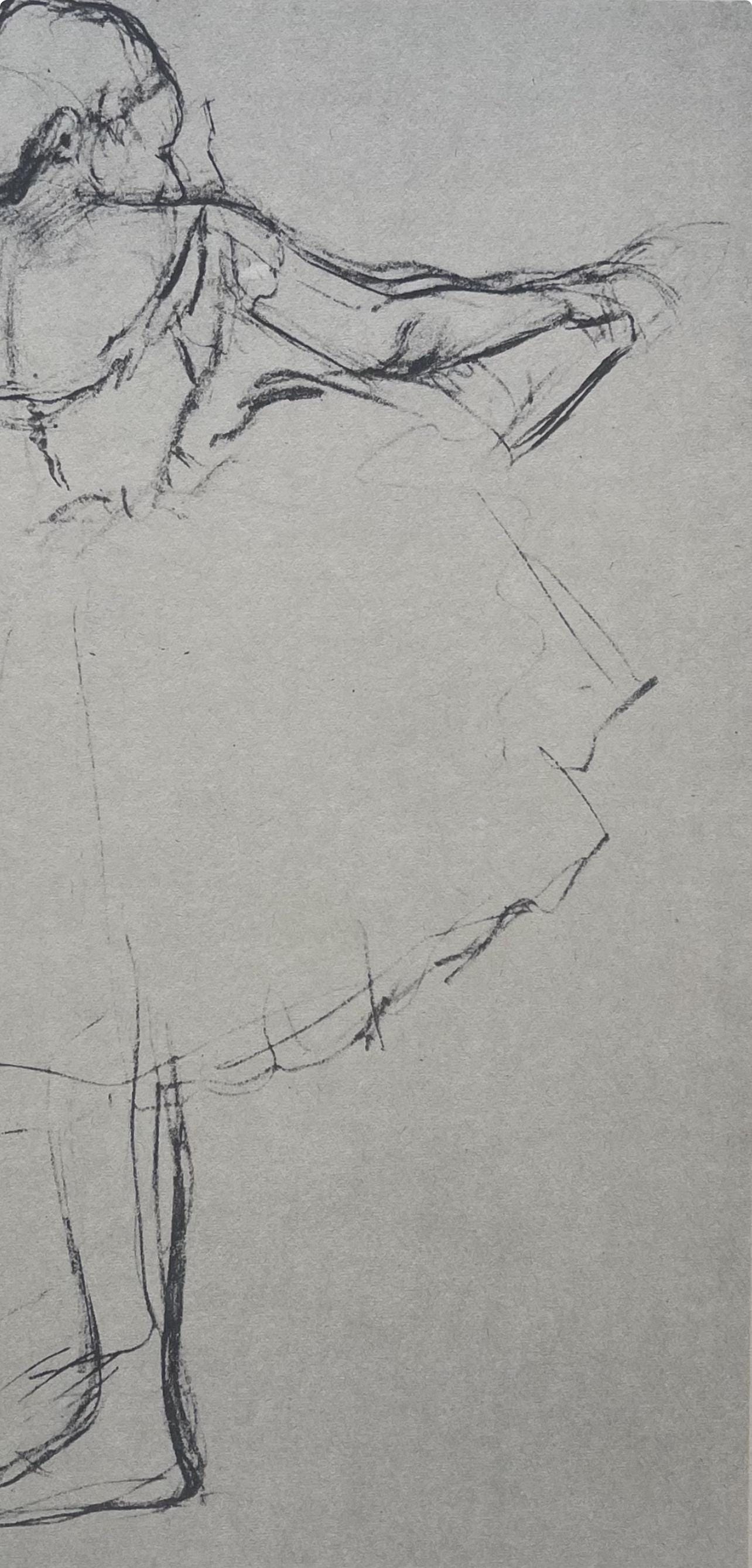 Edgar Degas, Dancer At The Bar, Ten Ballet Sketches, Lithograph