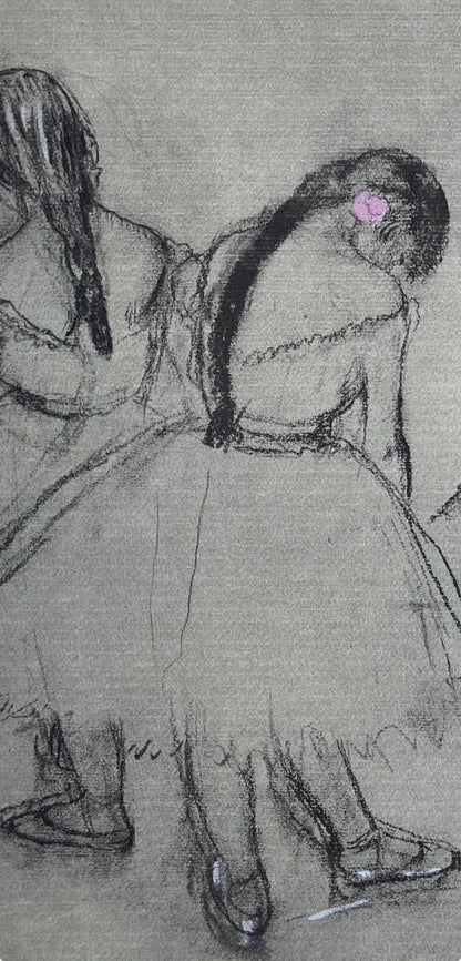 Edgar Degas, Three Dancers, Lithograph