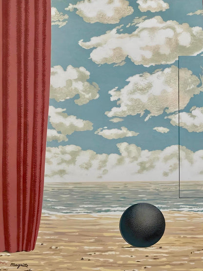 Ren Magritte, La Belle Captive, Les Enfants Trouvs De Magritte, Lithograph