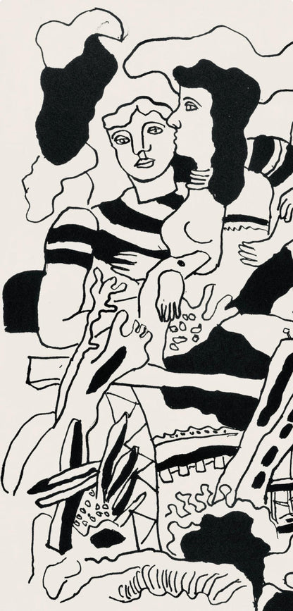 Fernand Lger, Composition, Cirque, Lithographies Originales, Lithograph