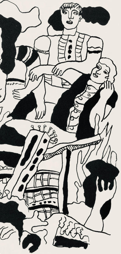 Fernand Lger, Composition, Cirque, Lithographies Originales, Lithograph