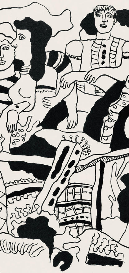 Fernand Lger, Composition, Cirque, Lithographies Originales, Lithograph