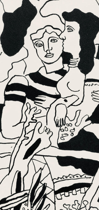 Fernand Lger, Composition, Cirque, Lithographies Originales, Lithograph