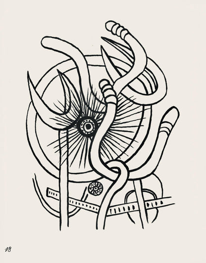 Fernand Lger, Composition, Cirque, Lithographies Originales, Lithograph