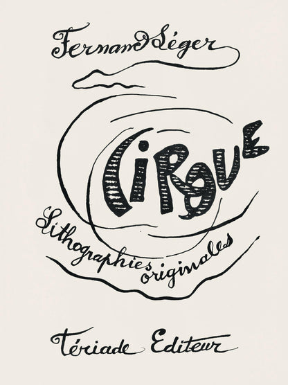 Fernand Lger, Composition, Cirque, Lithographies Originales, Lithograph