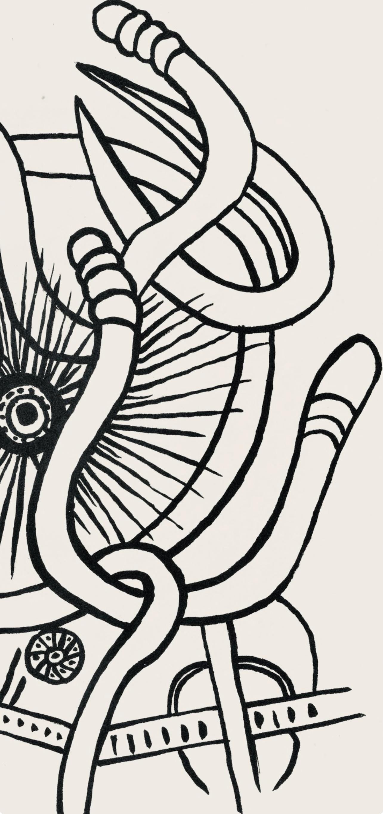 Fernand Lger, Composition, Cirque, Lithographies Originales, Lithograph