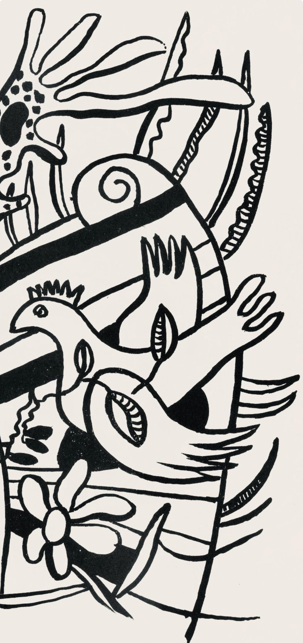 Fernand Lger, Composition, Cirque, Lithographies Originales, Lithograph