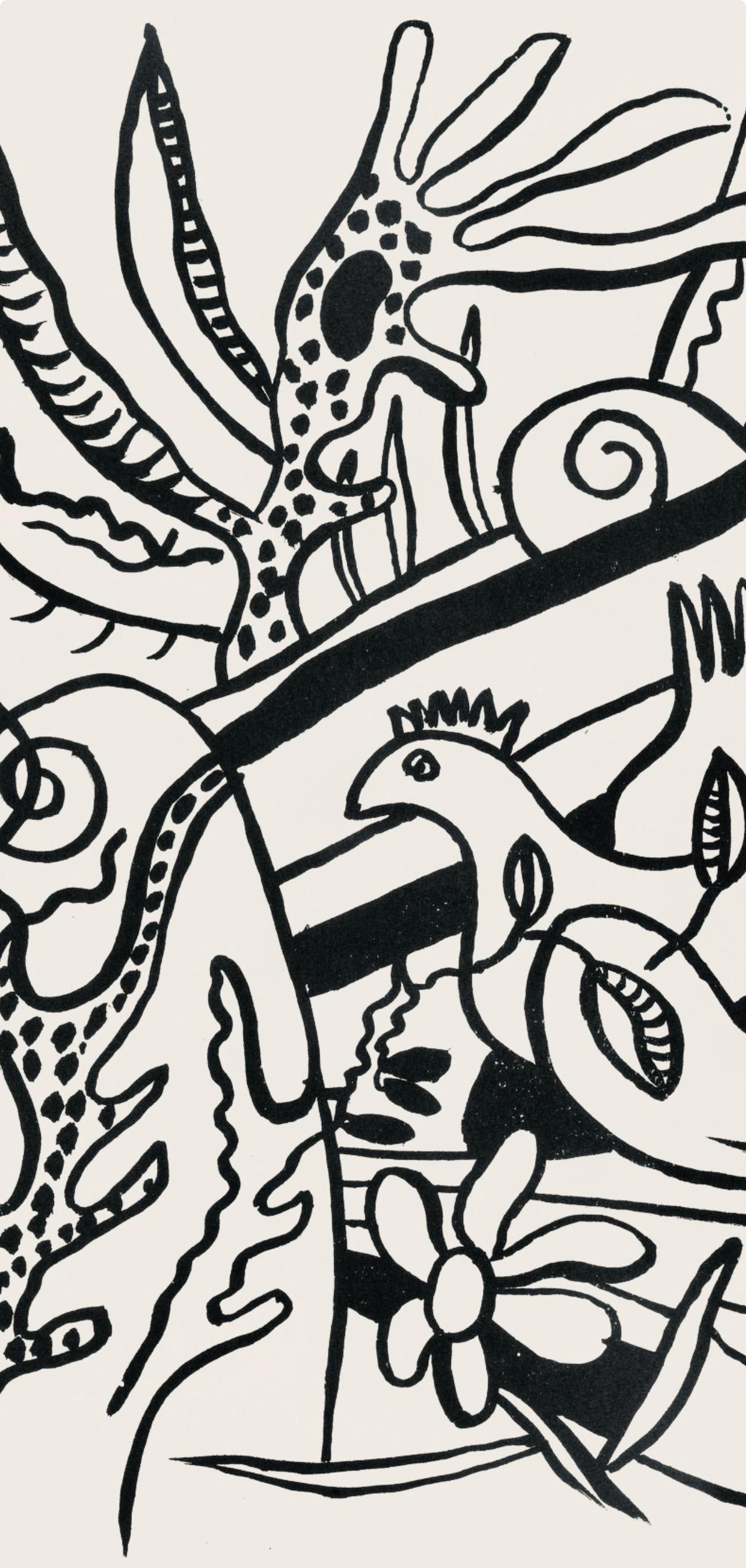 Fernand Lger, Composition, Cirque, Lithographies Originales, Lithograph