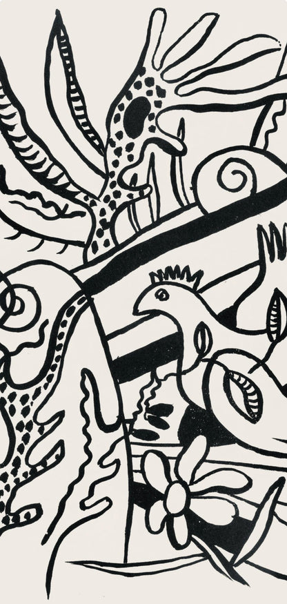 Fernand Lger, Composition, Cirque, Lithographies Originales, Lithograph