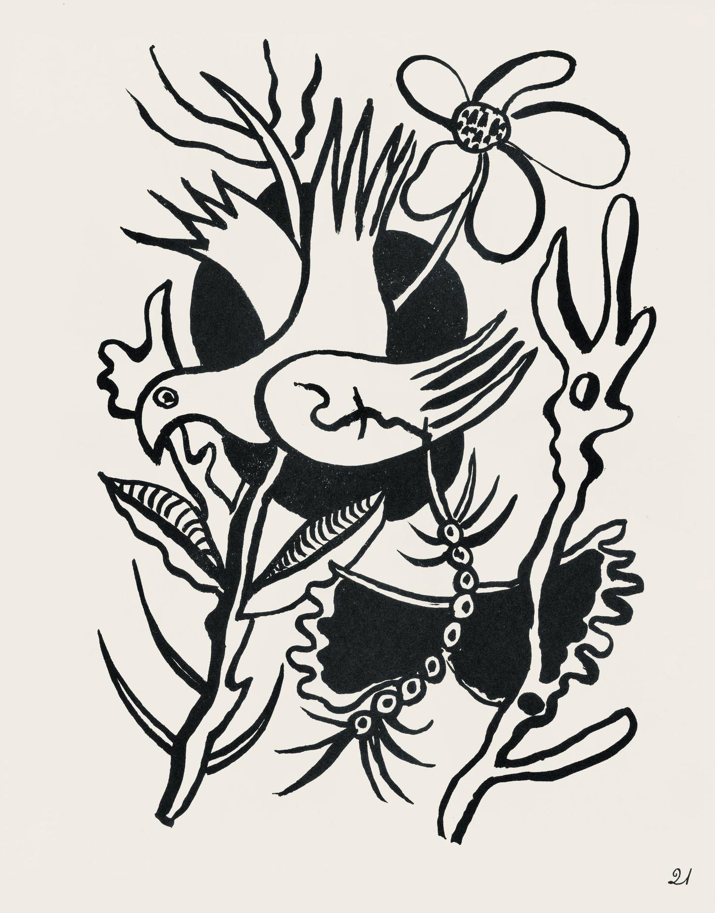 Fernand Lger, Composition, Cirque, Lithographies Originales, Lithograph