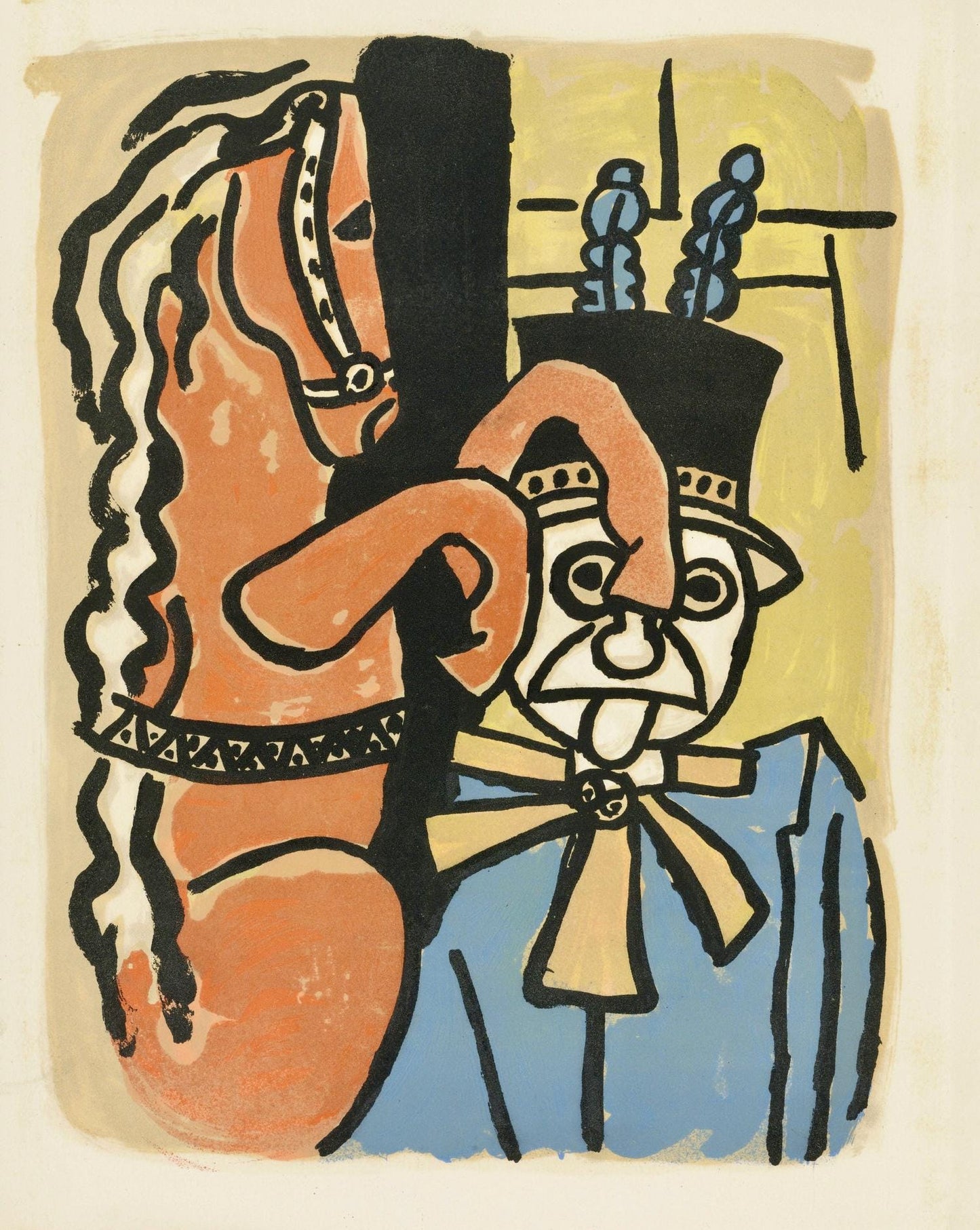 Fernand Lger, Composition, Cirque, Lithographies Originales, Lithograph