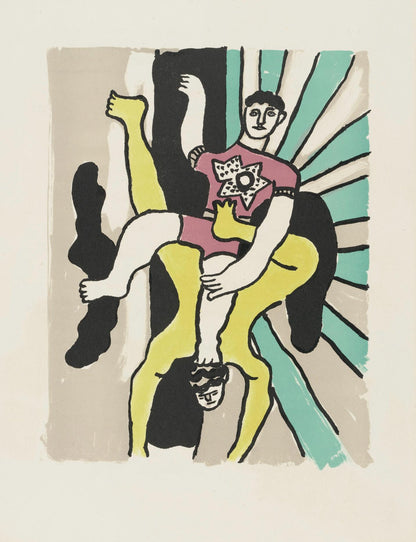 Fernand Lger, Composition, Cirque, Lithographies Originales, Lithograph