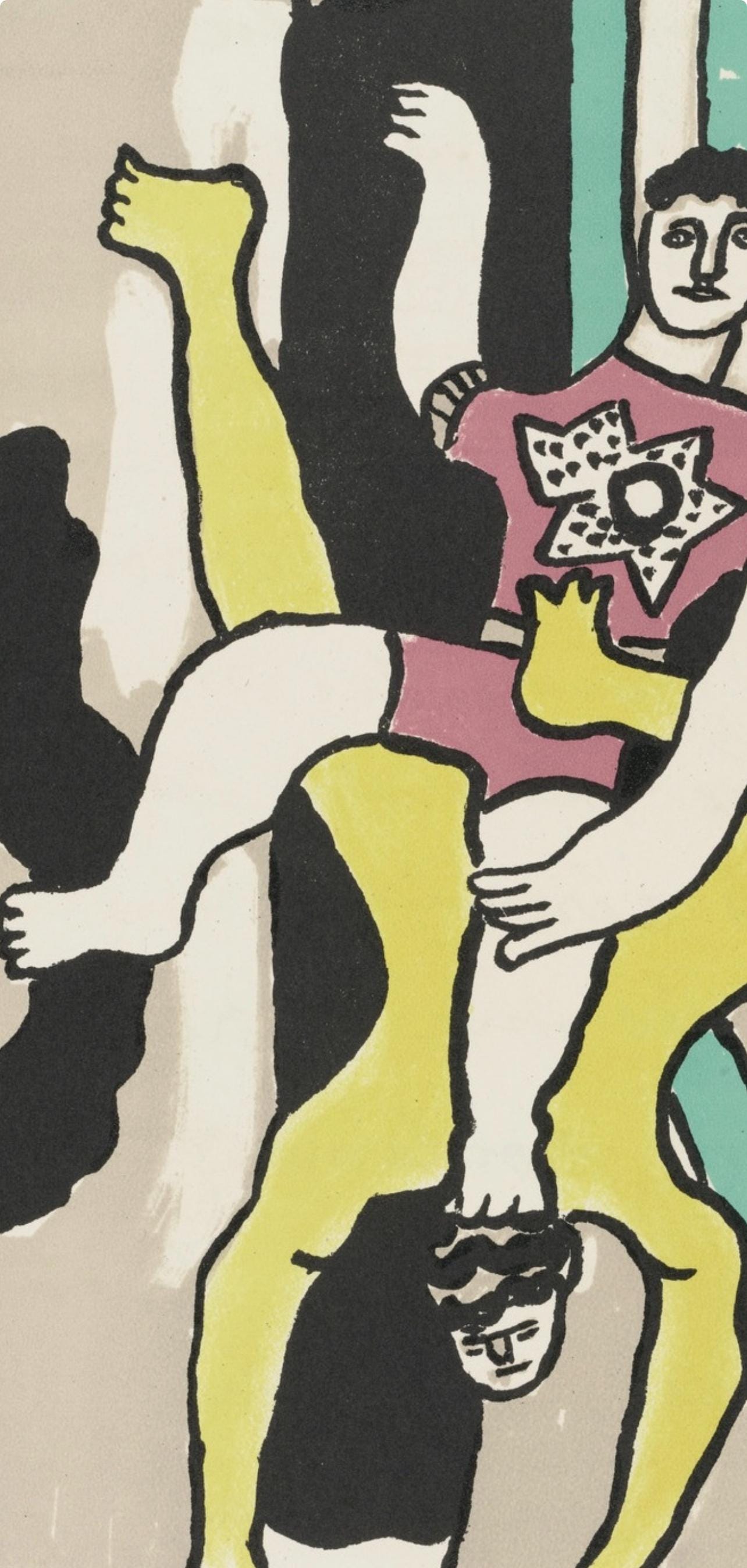 Fernand Lger, Composition, Cirque, Lithographies Originales, Lithograph