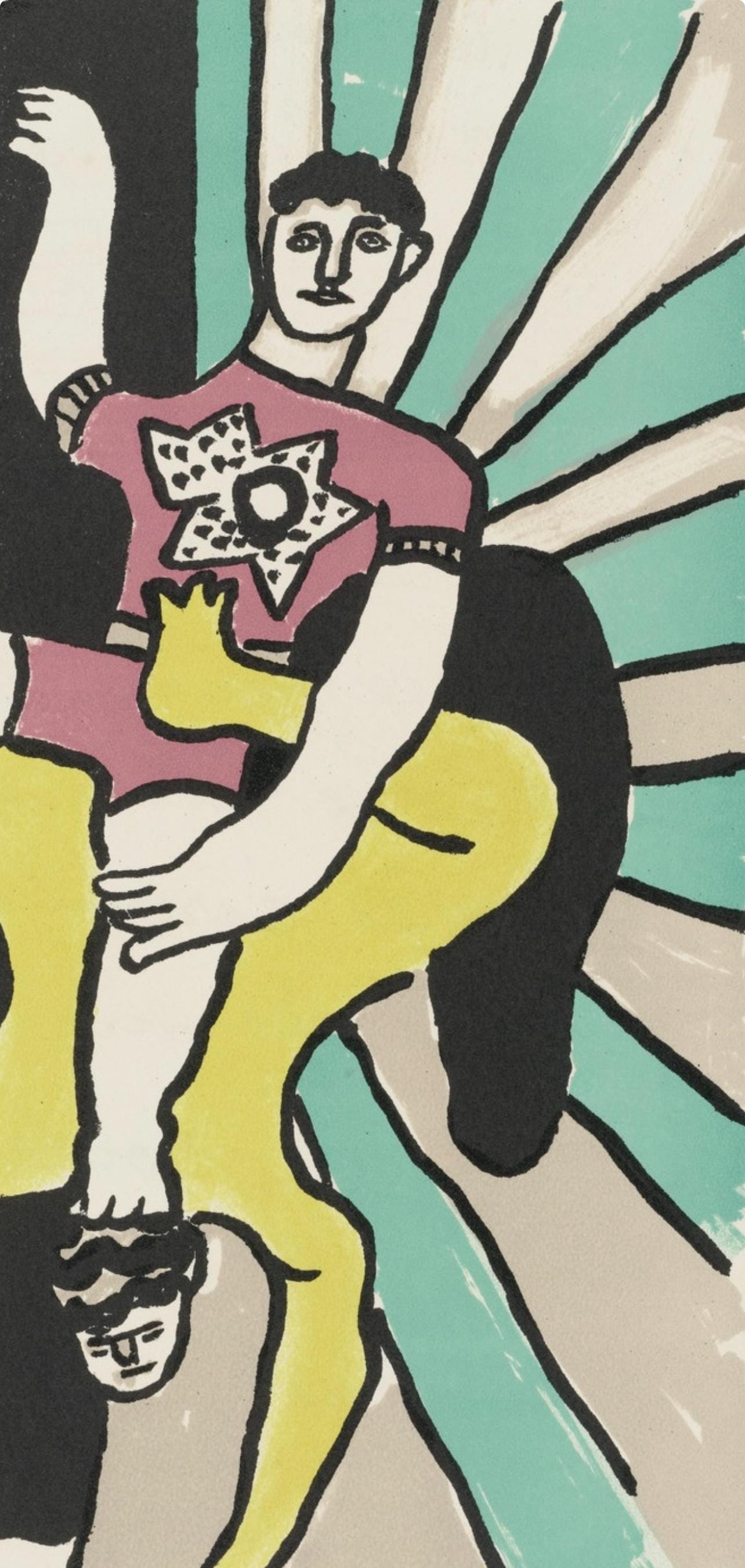 Fernand Lger, Composition, Cirque, Lithographies Originales, Lithograph