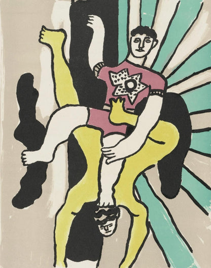 Fernand Lger, Composition, Cirque, Lithographies Originales, Lithograph
