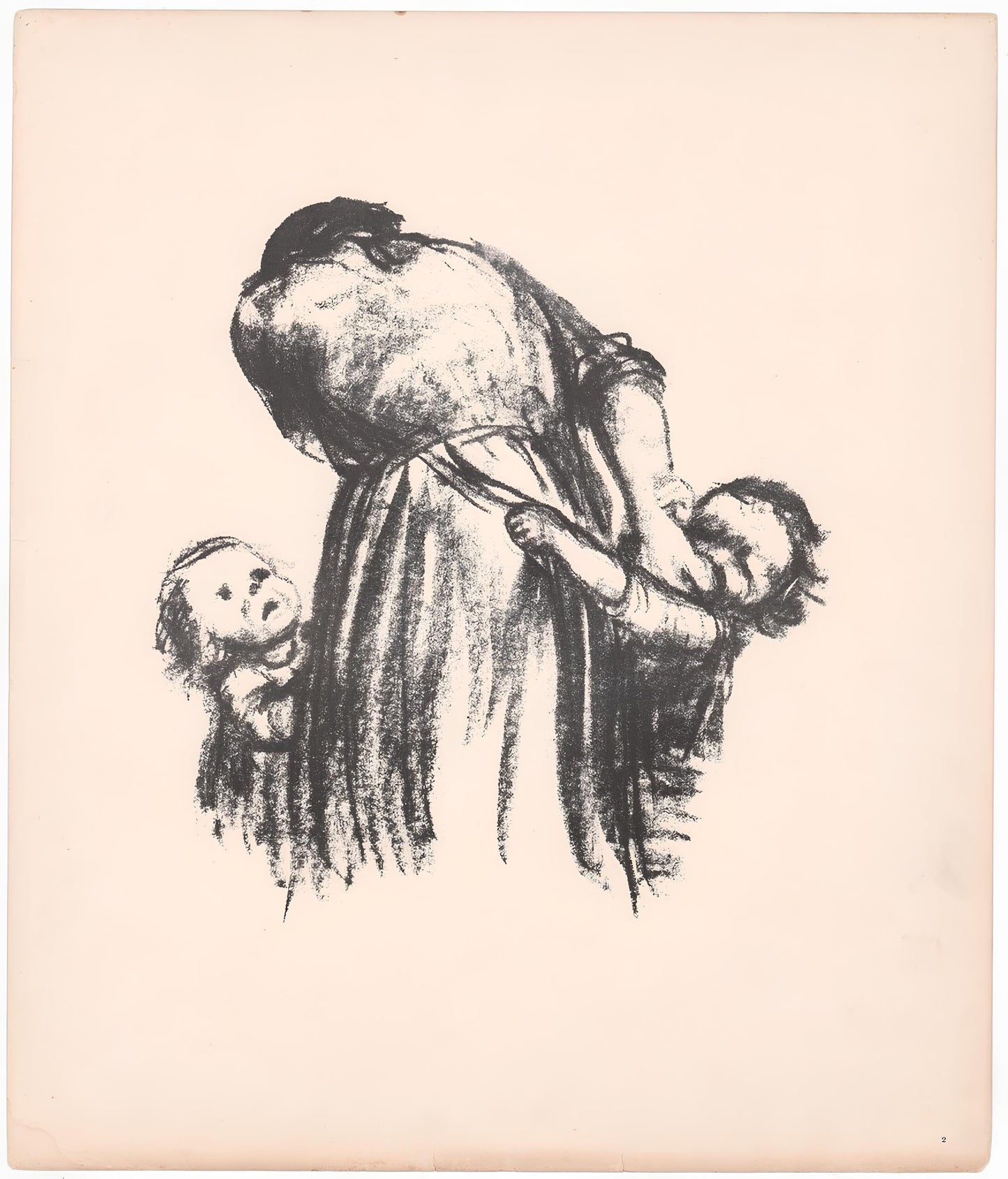 Kthe Kollwitz, Bread! (Brot!), Lithograph