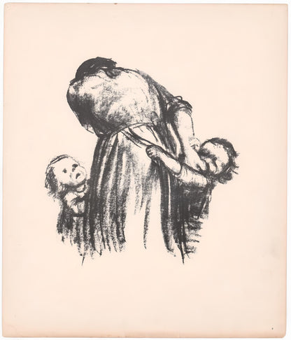 Kthe Kollwitz, Bread! (Brot!), Lithograph