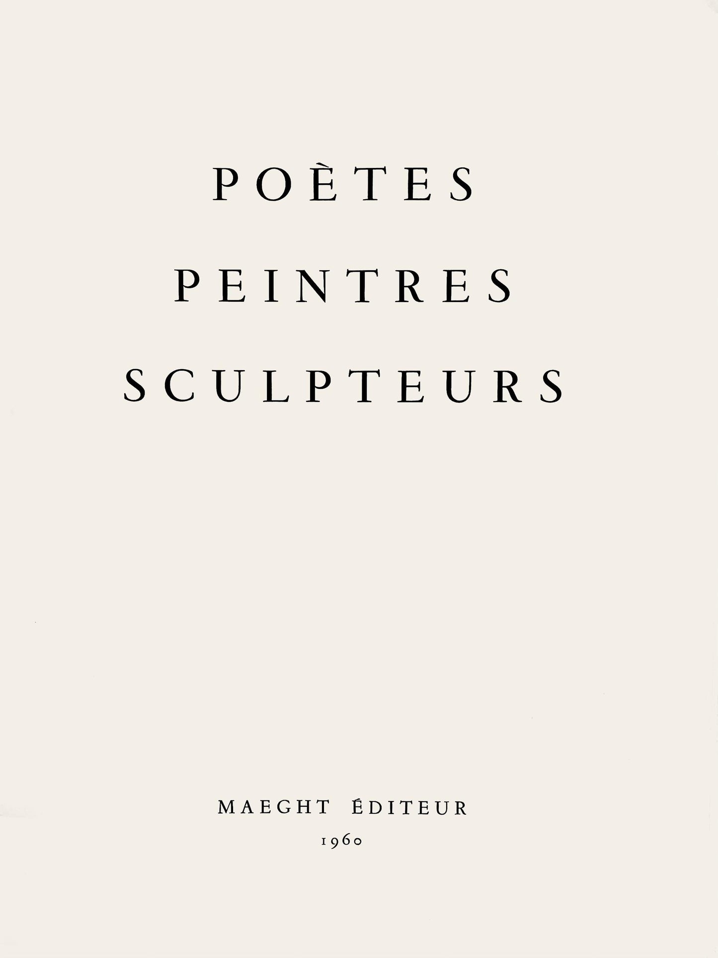 Raoul Ubac, Composition, Derrire Le Miroir, Lithograph