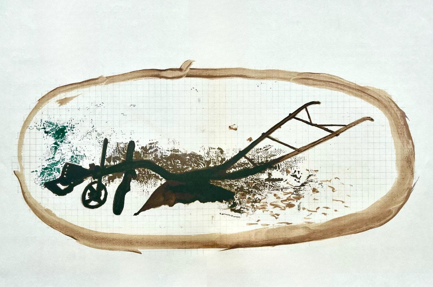 Georges Braque, Composition, Derrire Le Miroir, Lithograph