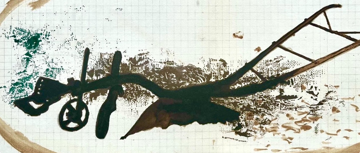 Georges Braque, Composition, Derrire Le Miroir, Lithograph