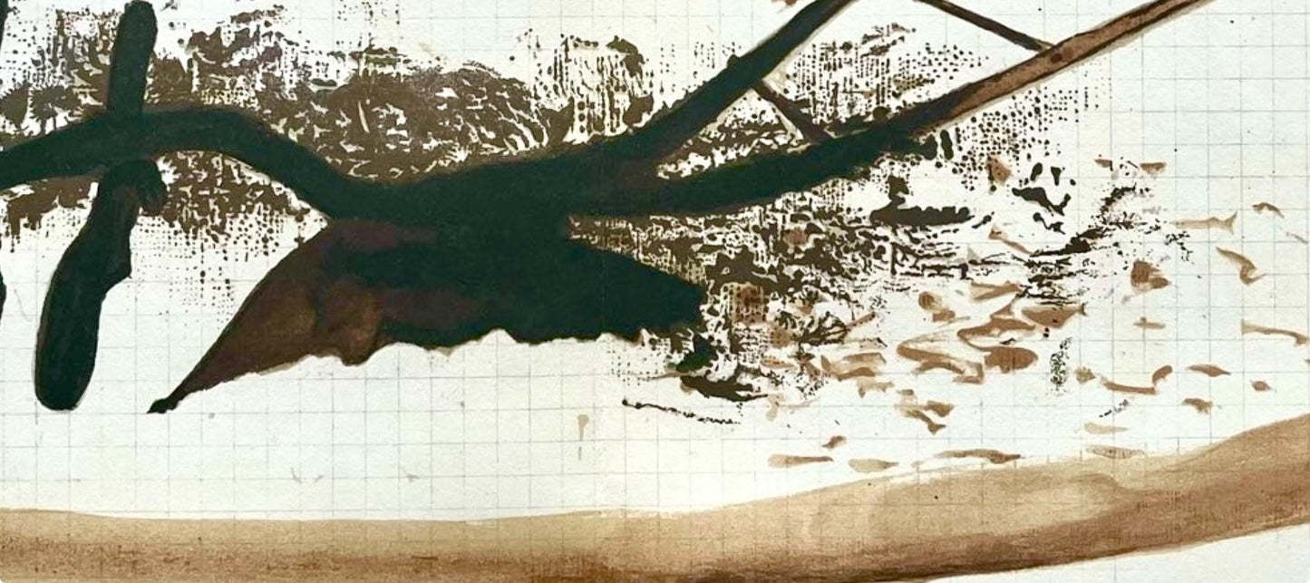 Georges Braque, Composition, Derrire Le Miroir, Lithograph