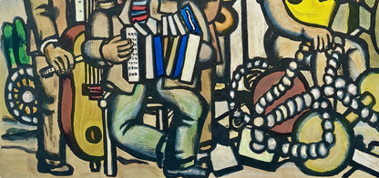 Fernand Lger, Composition, Derrire Le Miroir, Lithograph