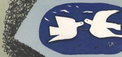 Georges Braque, Composition, Derrire Le Miroir, Lithograph