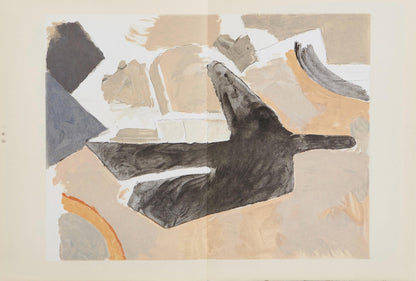 Georges Braque, Composition, Derrire Le Miroir, Lithograph