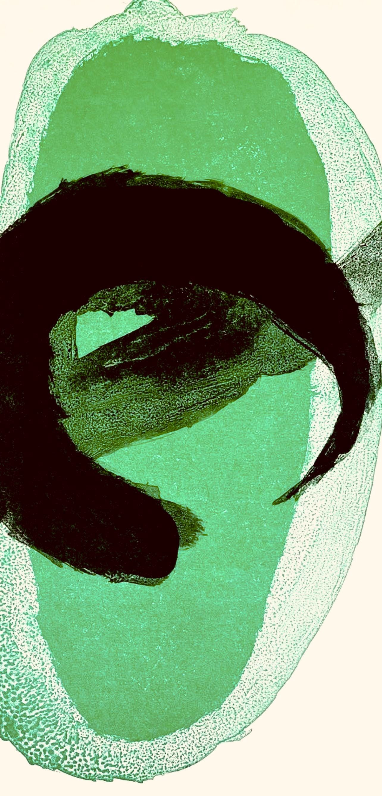 Joan Mir, Yellow And Green (Mourlot 298, 300), Derrire Le Miroir, Lithograph