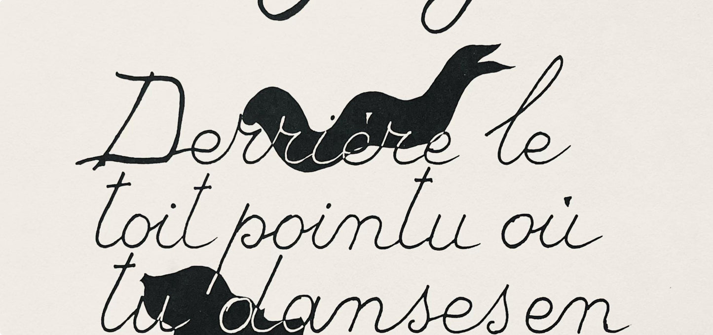 Georges Braque, Composition, Derrire Le Miroir, Lithograph