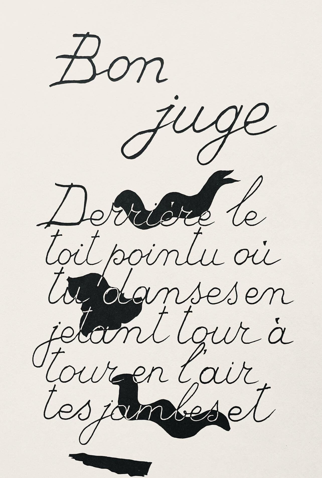 Georges Braque, Composition, Derrire Le Miroir, Lithograph