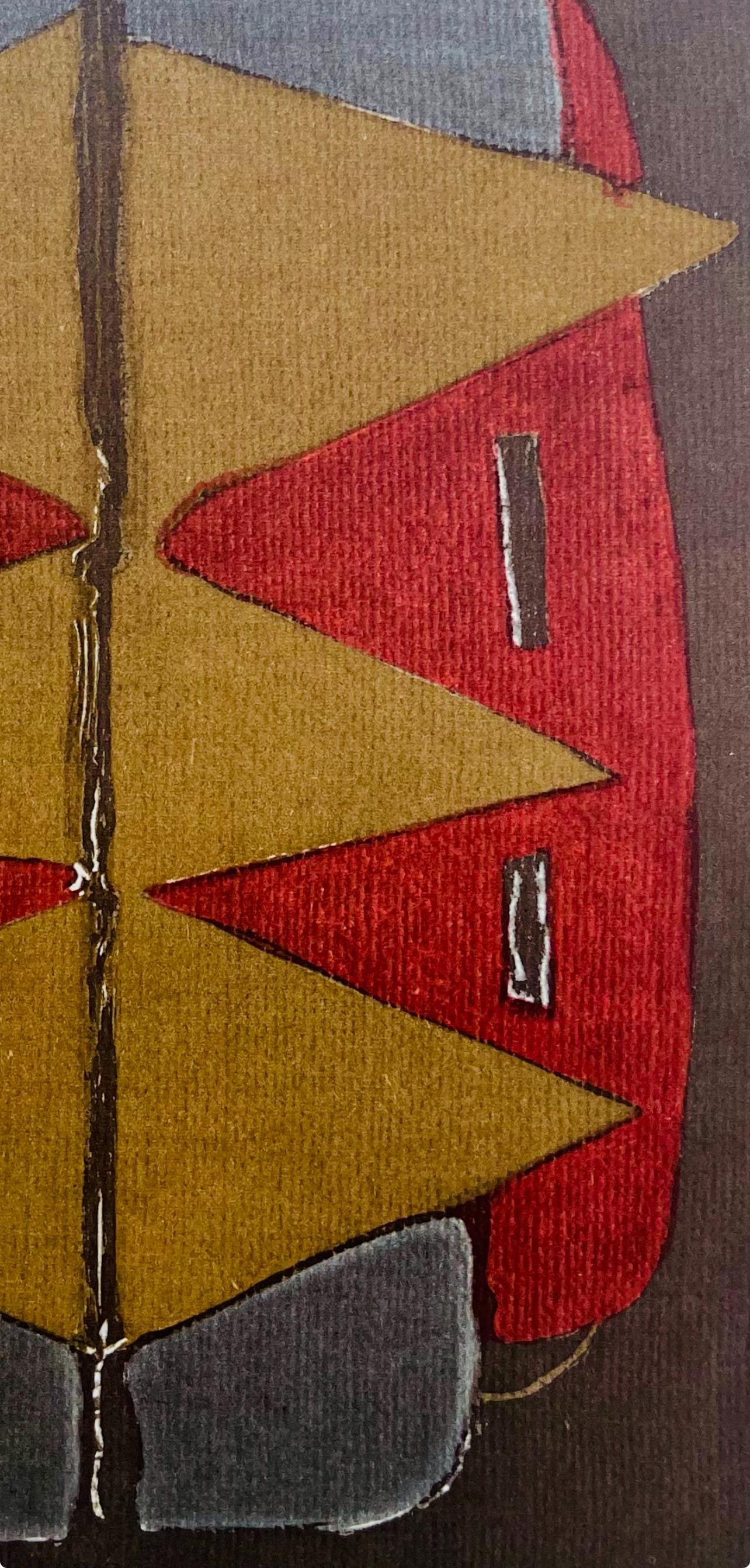 Georges Braque, Composition, Derrire Le Miroir, Lithograph