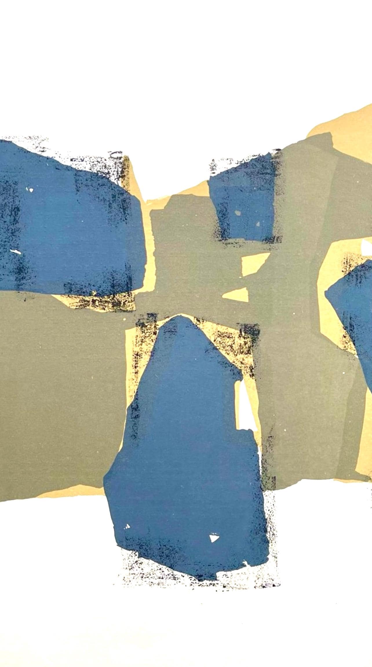 Raoul Ubac, Composition, Derrire Le Miroir, Lithograph