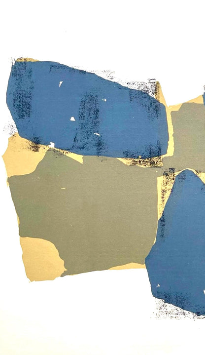 Raoul Ubac, Composition, Derrire Le Miroir, Lithograph